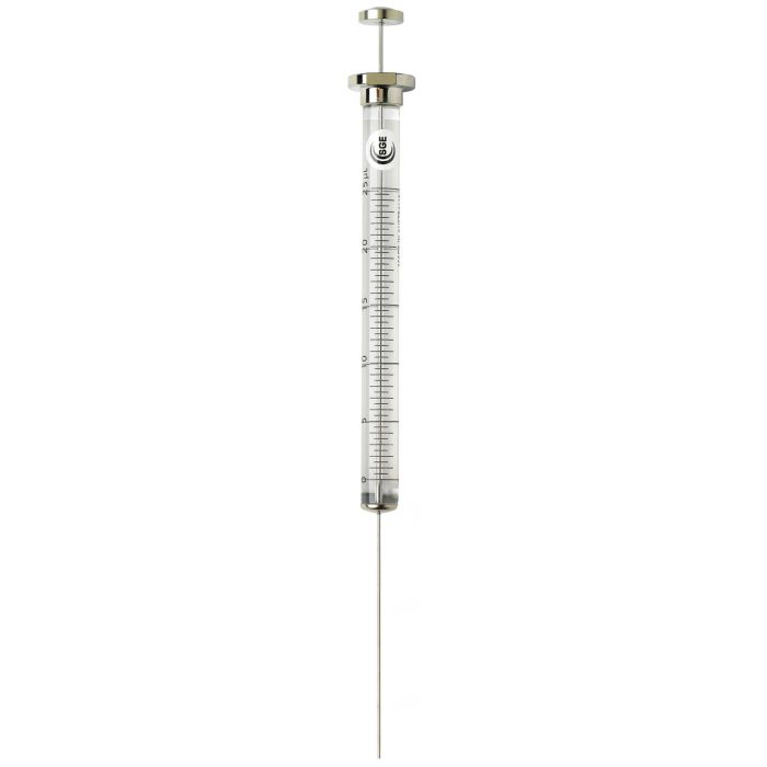Trajan SGE 25 µL fixed needle syringe with 5.1 cm 0.72 mm OD L C tipped needle