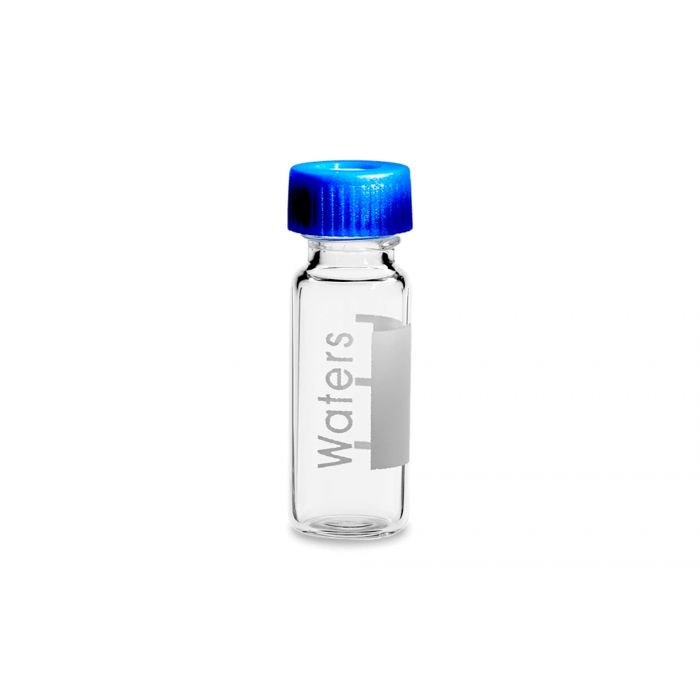 Waters Deactivated Clear Glass 12 x 32 mm Screw Neck Vial with Cap