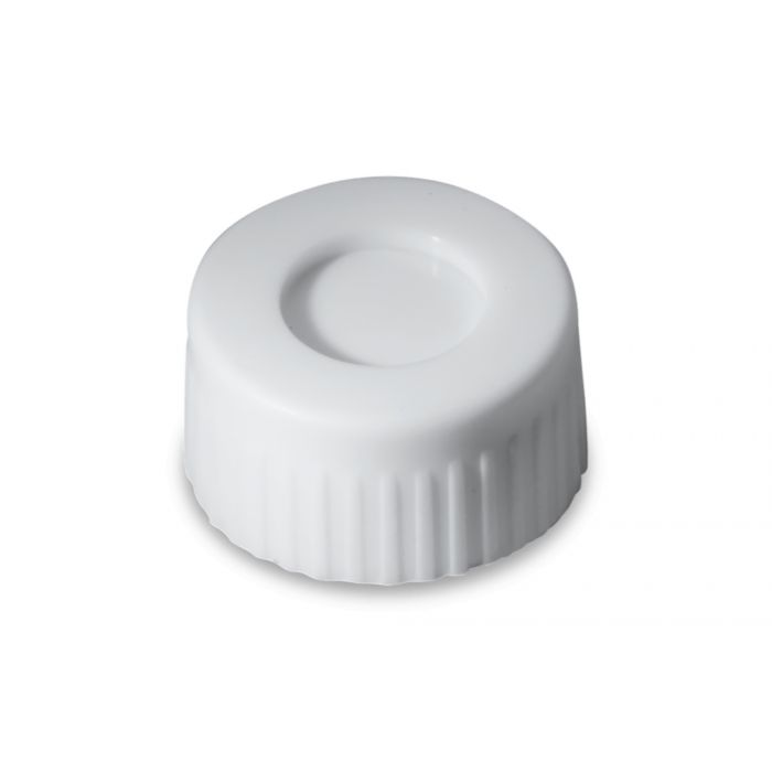 White, 12 x 32 mm Screw Neck Cap and PTFE/Silicone Septum, 1