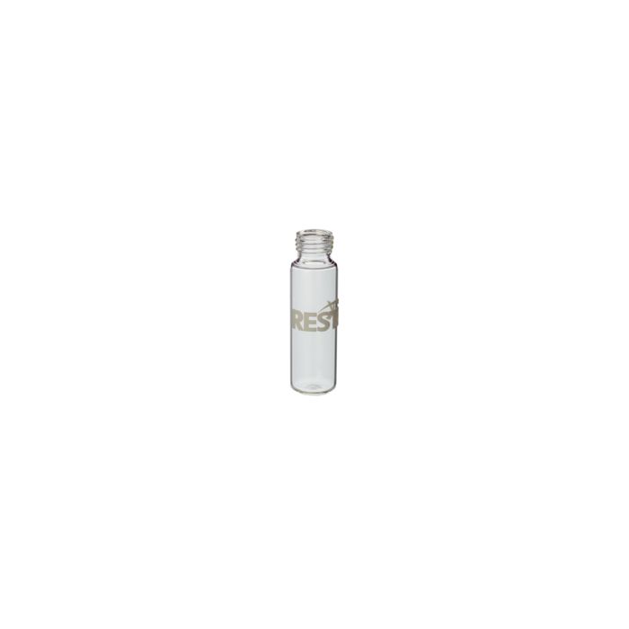RESTEK Headspace vials 20mL (22x75) Screw Thread  Clear Glass 100-pk Rounded Bot...