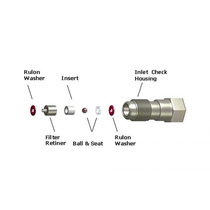 Waters Check Valve, Inlet;