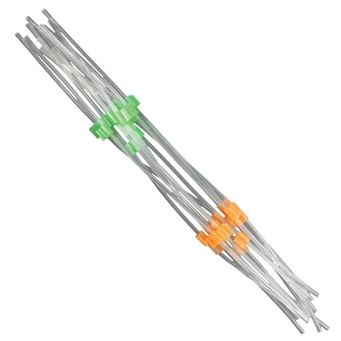 Perkin Elmer MP2 PVC FLARED 0.38MM ORG/GRN PKG.12