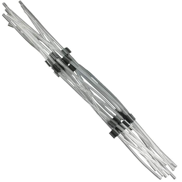 Perkin Elmer MP2 PVC FLARED 0.76MM BLK/BLK PKG.12
