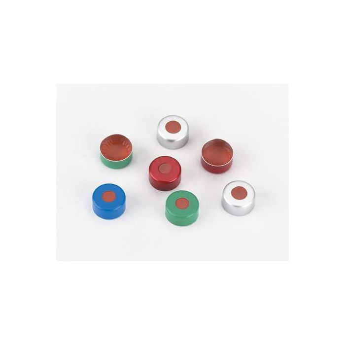 Perkin Elmer PTFE RED CRIMP CAP 11 MM, PKG. 100