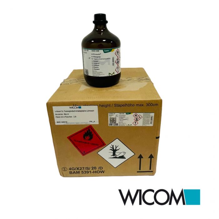n-Hexan f.d. Flüssigkeitschromatographie Lichrosolv Hersteller: Merck Paket mit ...