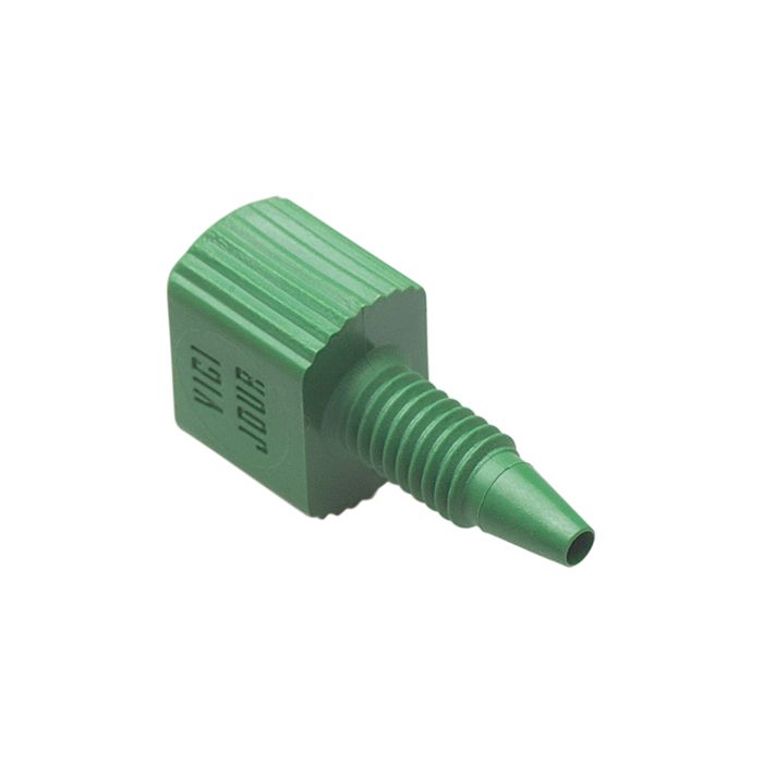WICOM PEEK fingertight fitting for 1/16" capillary, green 10/PK