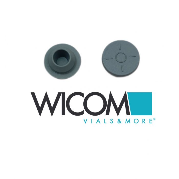 WICOM septum, 20mm, butyl plugs (light grey, soft) for 20mm Headspace vial, 1000...