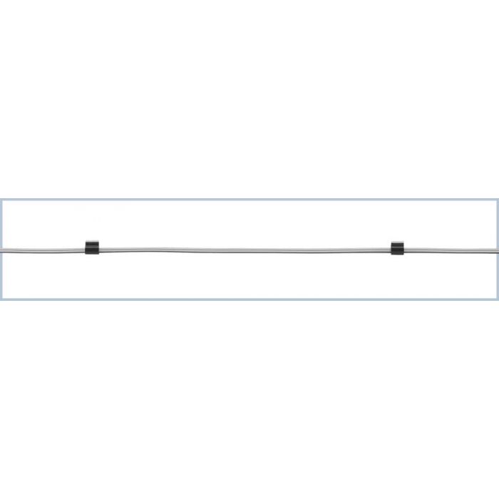 WICOM Standard PVC tubing 0.030 ID, black/black ID 0.030 in. (0.76 mm).