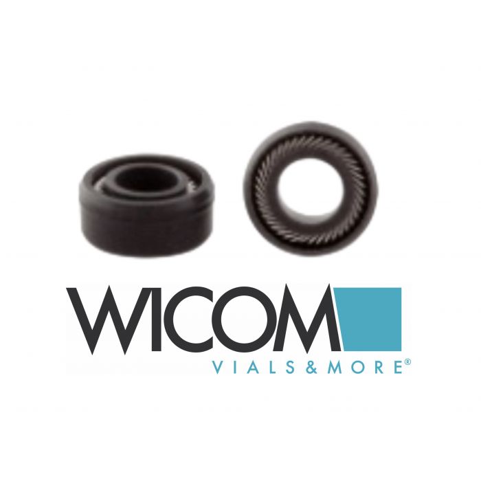 WICOM plunger seal, black, All Analytical including Constametric, Minipump, K35,...