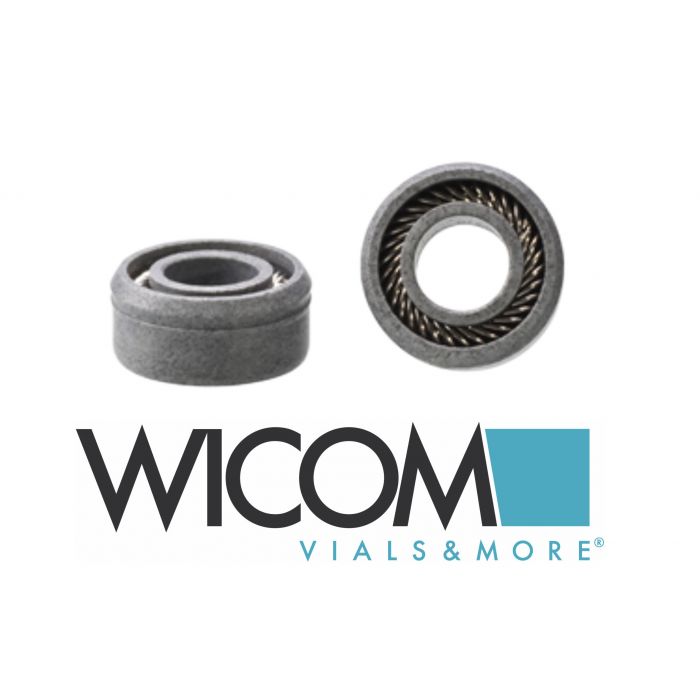 WICOM grey plunger seal for Sykam model S1000 with 1/8" plunger