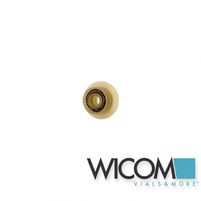 WICOM plunger seal, white, for Shimadzu model LC-6A, LC-7A, LC-10AS, LC-6, LC-7,...