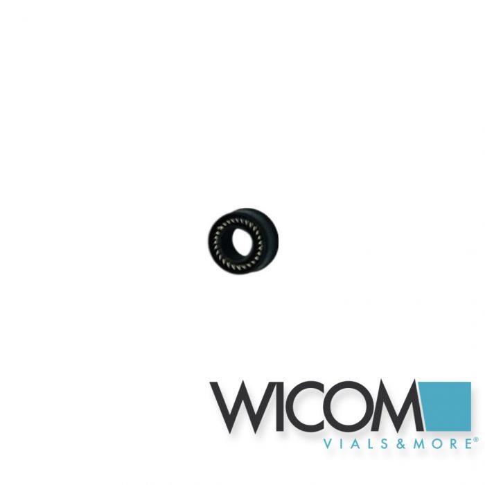 WICOM black piston seal for Waters model Alliance 2690, 2690D. 2695, 2695D, 2790...