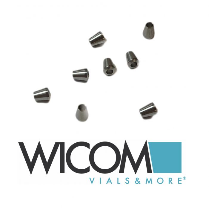 WICOM 1/16" Ferrule, stainless steel value pack with 50pce