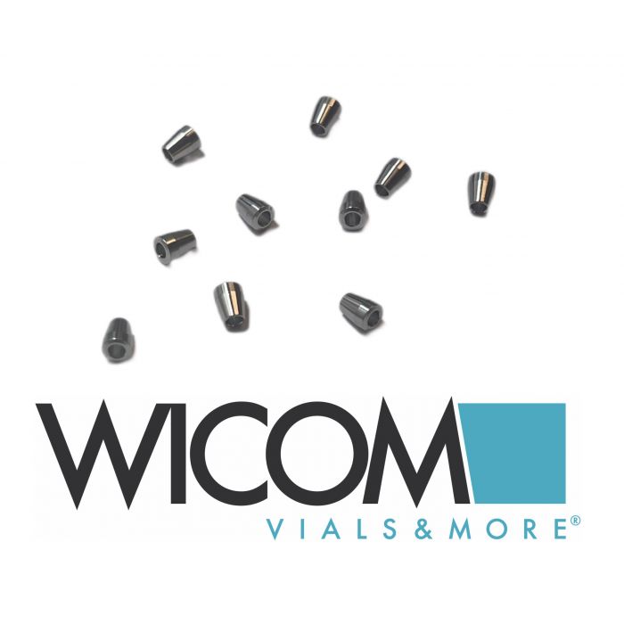WICOM stainless steel Ferrules for Waters, 1/16"