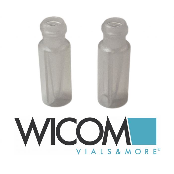 WICOM screw vial, PP (Polypropylen), 300ul, 32mm x 11.5mm 9mm short threat