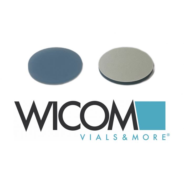 WICOM Septa, Silicone/PTFE, 1.3mm, for 18mm magnetic headspace caps