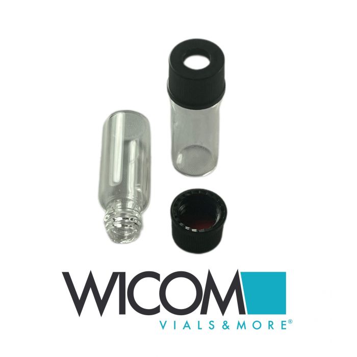 WICOM Kombipack, vormontiert, bestehend aus 1,5 ml Schraubvials [WIC 41100], kla...