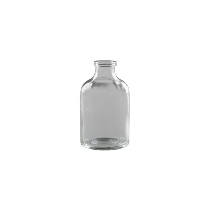 WICOM crimp vial, 20mm, 50ml, clear glass, 42x73mm (III. hydrolitical grade glas...