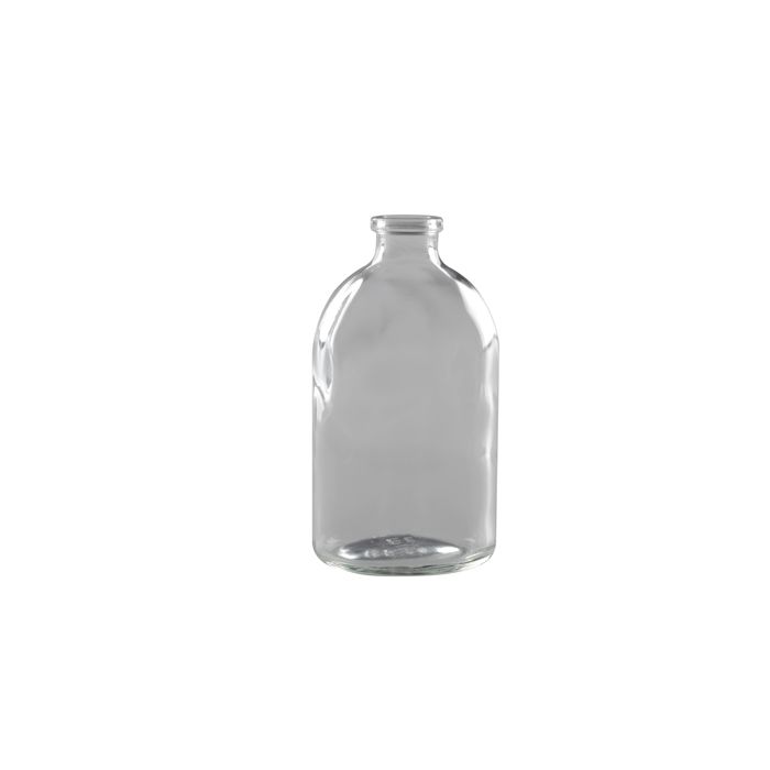 WICOM crimp vial, 20mm, 100ml, clear glass, 52x95mm