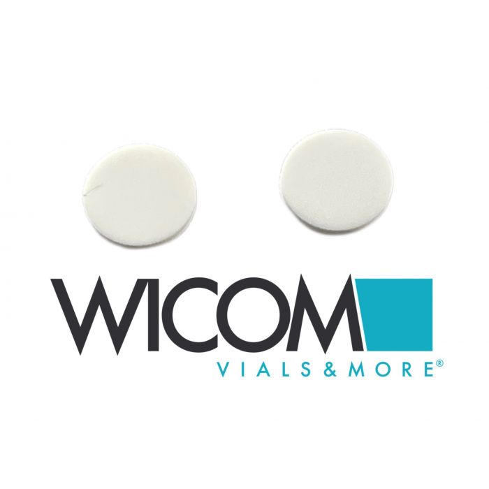 WICOM septum, 8mm, Silicone/PTFE, self-sealing, for 8mm cap