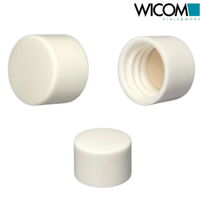 WICOM 10mm closing caps with PTFE-coated septum