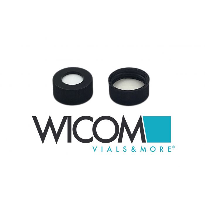 WICOM screw cap, 24mm, Polypropylen, with Silicone/PTFE septum