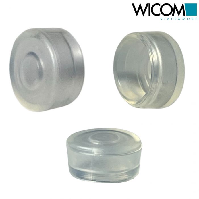 WICOM PU snap cap, 11mm, with punch through area