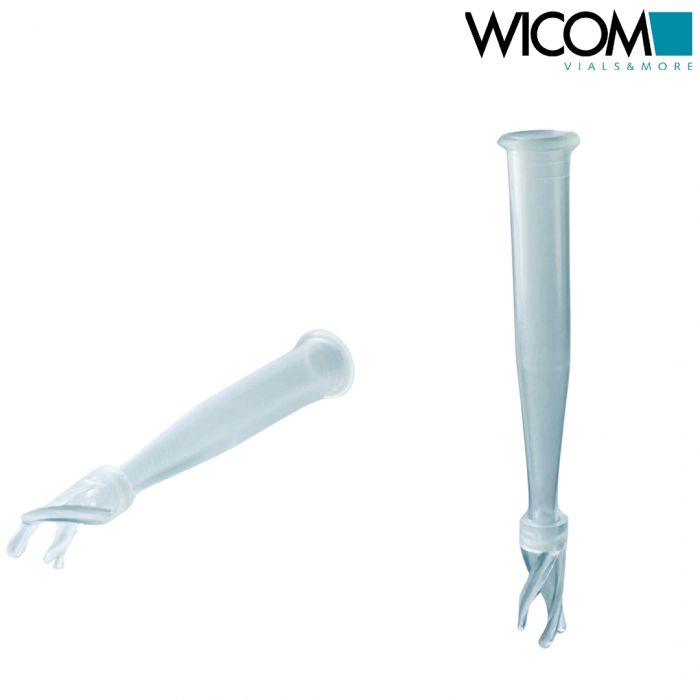 WICOM micro insert, 0.3ml PPL with spring, PP, 6mm ID