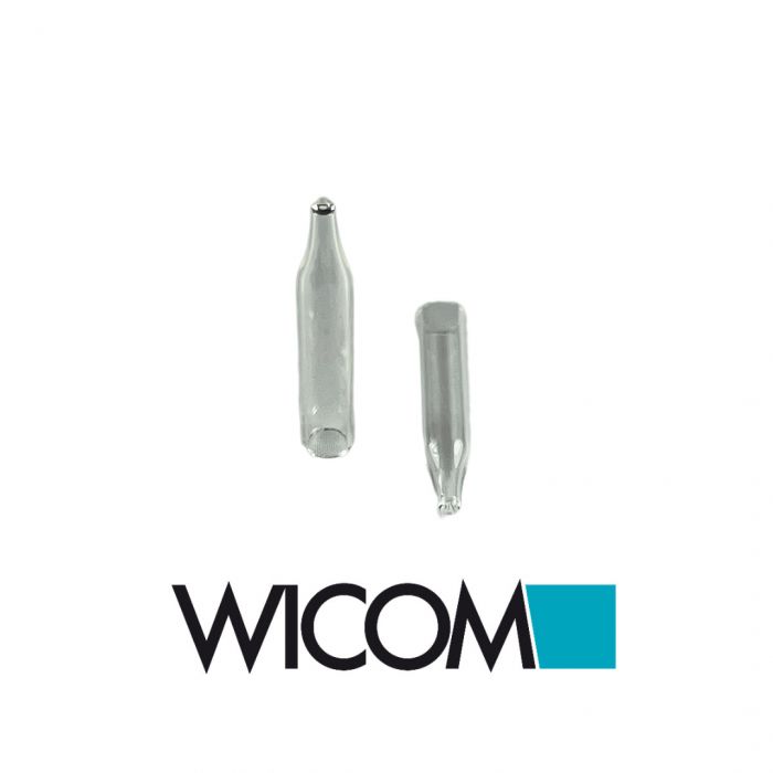 WICOM micro insert, 200µl, diamètre 5,5mm, pour flacons col à sertir 11mm, col à...