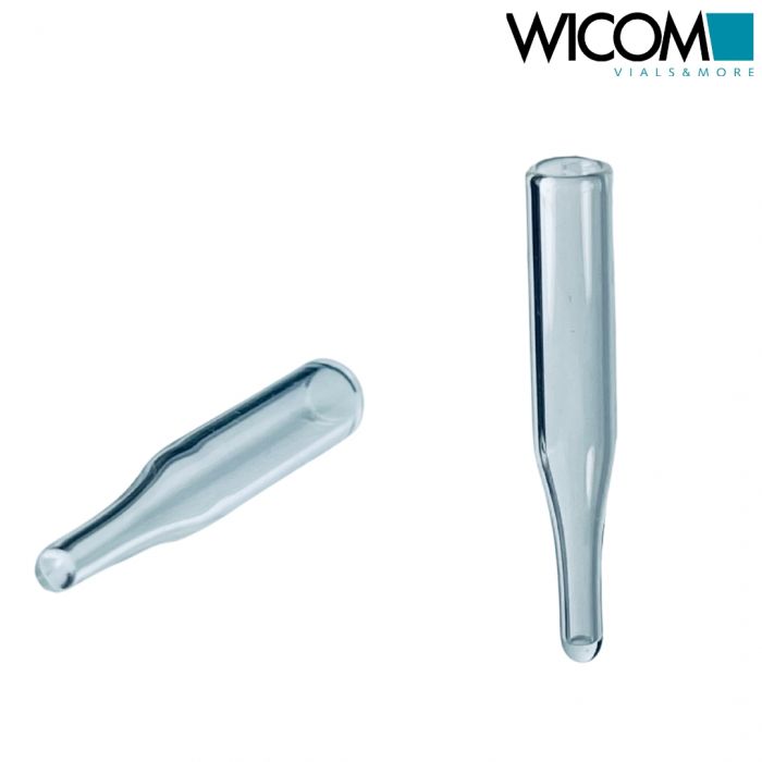 WICOM Micro Insert (Mikroeinsatz), 100ul Inhalt, 5mm AD, fuer 8mm Schraubvials [...