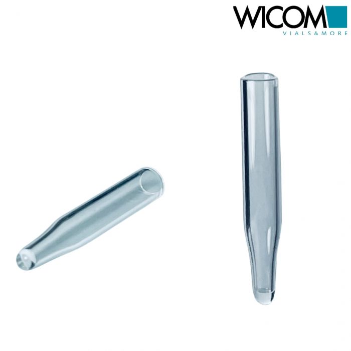 WICOM micro insert, 200µl, 5x30mm, avec pointe 9mm