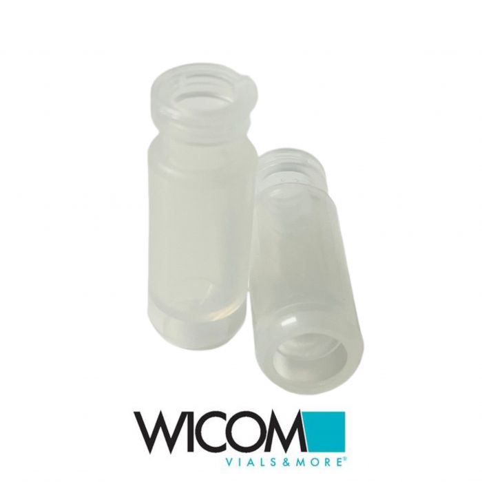 WICOM 11mm crimp vial, Polypropen, 300µl, 12x32mm