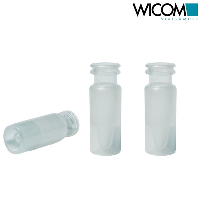 WICOM 11mm CRIMPSNAP Vial, Polypropen, 500µl,6mm Öffnung 12x32mm, konischer Inne...
