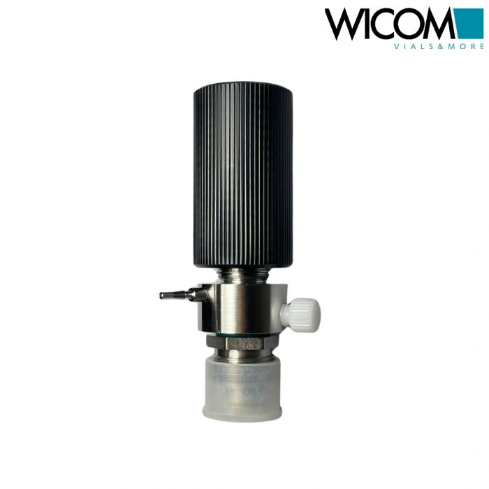 WICOM Purge valve assembly (Entlüftungsventil), long, with PTFE-Fritte for Agile...