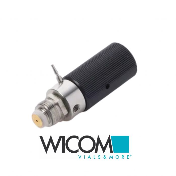 WICOM Purge valve assembly (Entlüftungsventil), lang, with PTFE-Fritte for Agile...