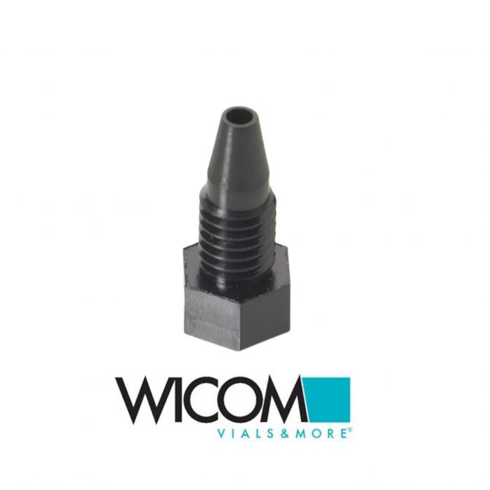 1/16" Short Hex PEEK fitting, comparable to 5053804 for Sciex Models 3200,3500,4...