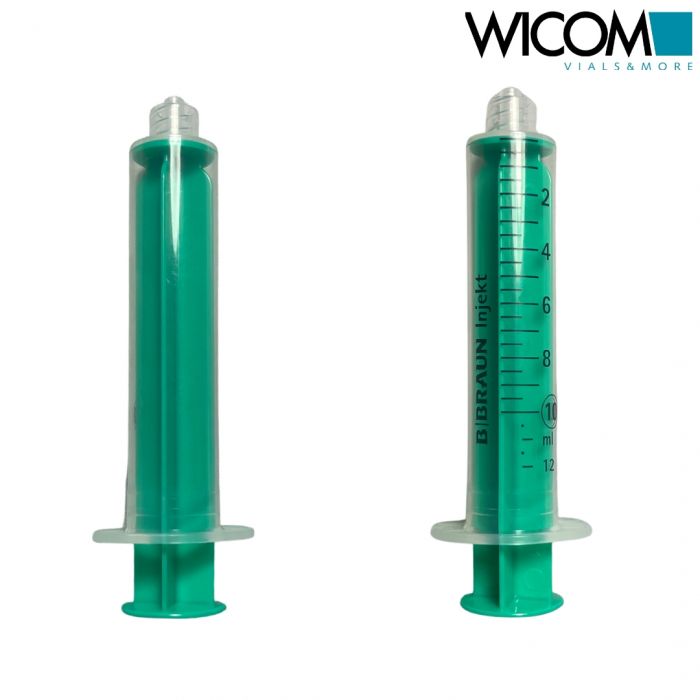 WICOM disposable syringes, 10ml, Luer-Lock, non-sterile Pack of 500 pcs