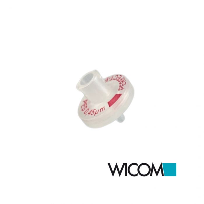WICOM PERFECT-FLOW(r) syringe filter, PES 13mm 0,45µm  Minitip outlet
