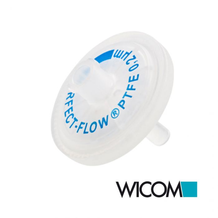 WICOM PERFECT-FLOW(r) syringe filter, PTFE Membrane 0.2µm, 25mm