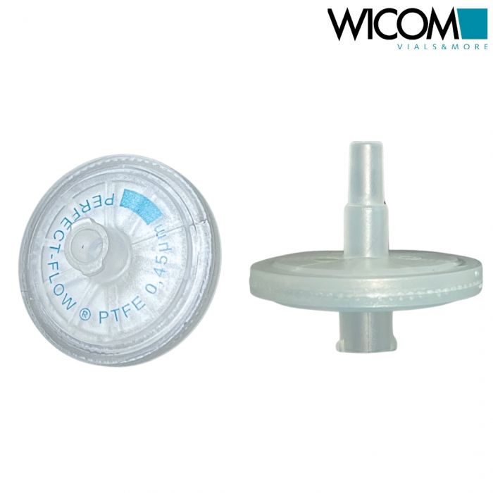 WICOM PERFECT-FLOW(r) Spritzenvorsatzfilter, PTFE Membrane 0.45µm, 25mm, autokla...