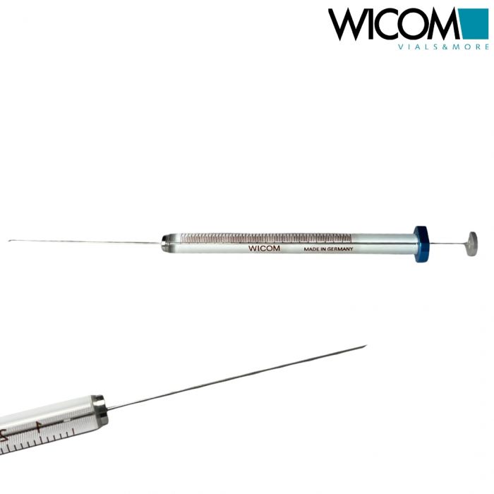 WICOM 10ul syringe, fixed nedle, 26s, 51mm, sloping tip, for manual injection. V...