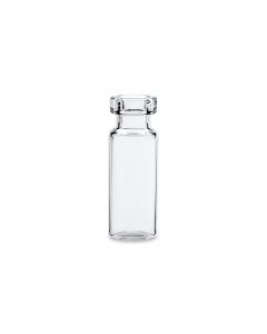 Waters Clear Glass 12 x 32 mm Crimp Vial, 2 mL Volume, 100/pk;