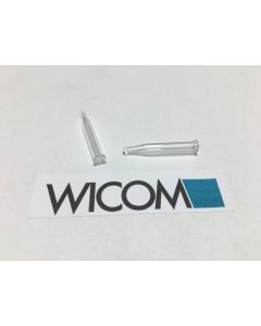 WICOM small volume inserts, 0.05ml, l=27mm, d=4mm, use with spring (Art.-Nr. SEE...