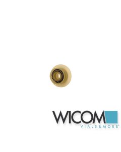 WICOM plunger seal, white, for model Shimadzu LC-6A, LC-7A LC-10AS, LC-6, LC-7, ...