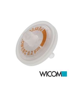 WICOM PERFECT-FLOW(r) syringe filters, regenerated, Cellulose, 25mm, 0.2µm LOT: ...