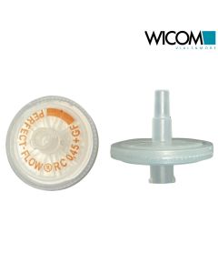 WICOM syringe filter 25mm, 0.45µm RC (regenerated Cellul with GF (glass fiber) p...