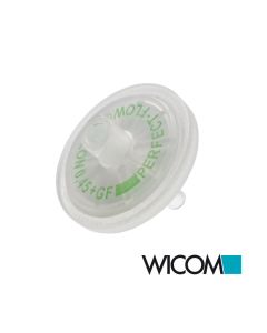 WICOM syringe filter 25mm 0.45µm Nylon with GF (glass fiber) pre filter
