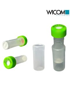 WICOM PES Filter Vials 0,2µm Light Green Snap cap Silikon/PTFE mit Kreuzschlitz...