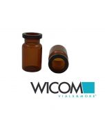 WICOM 20mm crimp vial brown glass, 5ml 37,5 x 20,5 mm