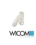WICOM 10mm Schraubvial (Gewindeflasche), Klarglas, 1,5ml, für z.B. Waters Allian...